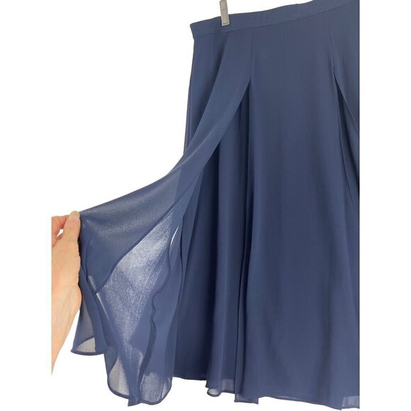 Jacque Vert skirt with sheer panels flowing feminine and beautiful  Large - Picture 2 of 10